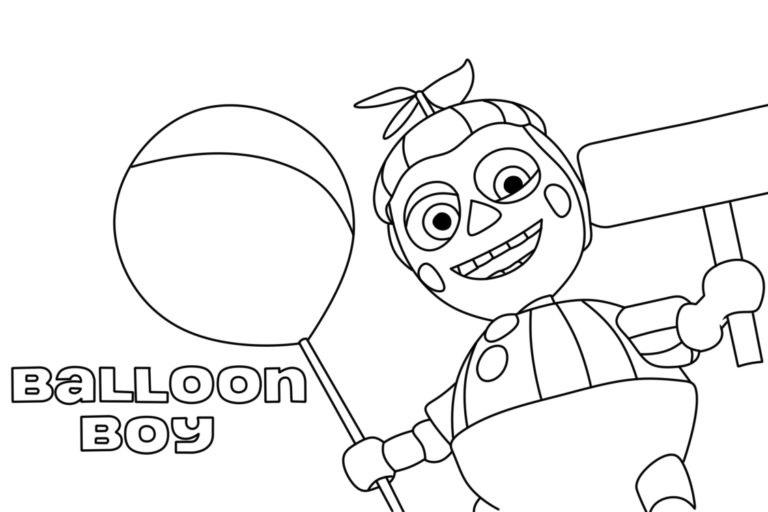 Malvorlage BalloonBoy