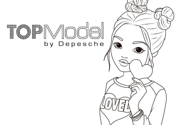 Ausmalbilder TOPmodel by Depesche