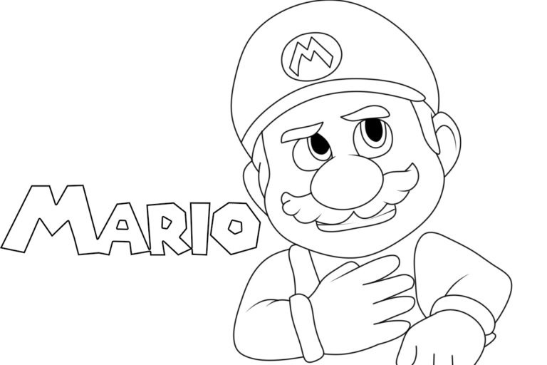 Mario-Ausmalbilder